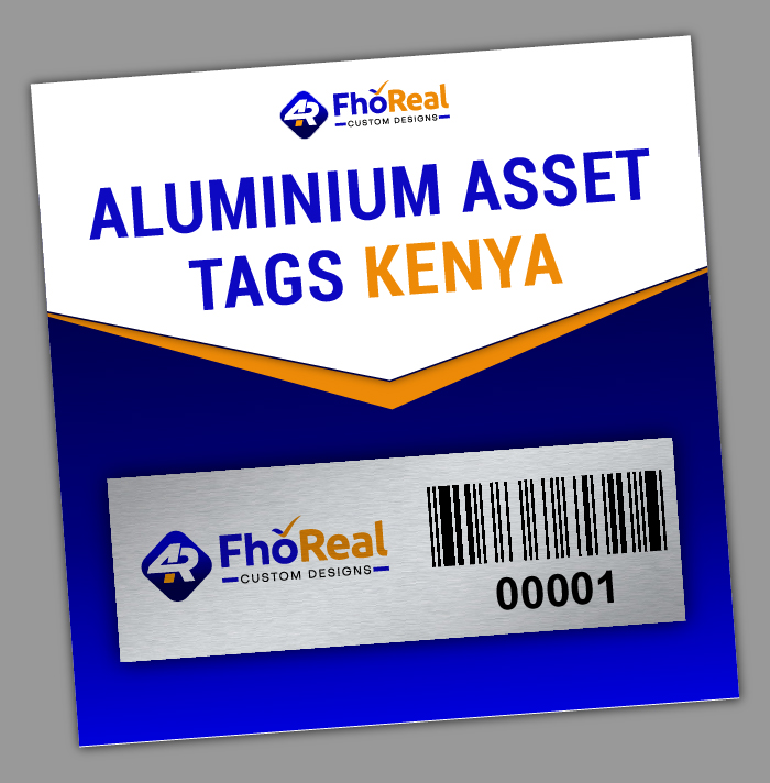 ALUMINIUM ASSET TAGS BARCODE ASSET TAG LABELS IN KENYA